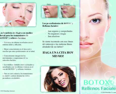 Botox and Rellenos Faciales Brochure