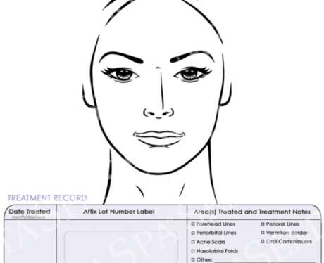 COSMETIC TREATMENT SHEET
